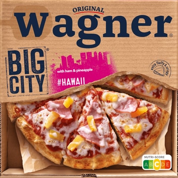 Original Wagner Big City Pizza with Ham & Pineapple #Hawaii 435 g