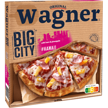 Original Wagner Big City Pizza with Ham & Pineapple #Hawaii 435 g