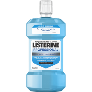 Listerine Professional Mondspoeling Frisse Adem+ 500 ml