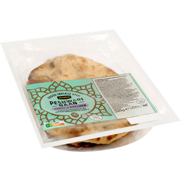 Jumbo Peshwari Naan Kokos & Rozijnen 2 Stuks
