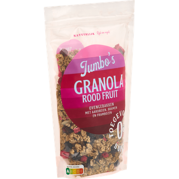 Jumbo's Granola Rood Fruit 325 g