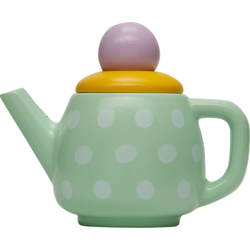 HEMA Houten theepot groen