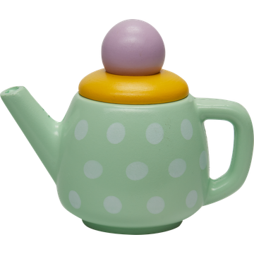 HEMA Houten theepot groen