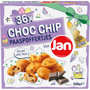 Jan Choc Chip Paaspoffertjes 320 g