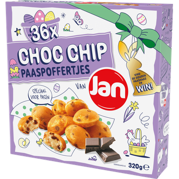 Jan Choc Chip Paaspoffertjes 320 g