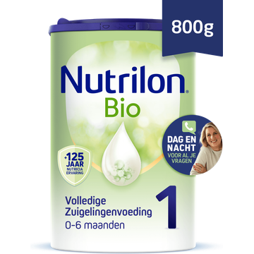 Nutrilon Bio 1 Volledige Zuigelingenvoeding - Baby 0-6 Maanden 800 g