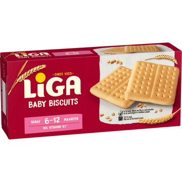 Liga Baby Biscuits vanaf 6-12 maanden 6x2 biscuits 175 g