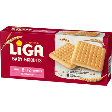 Liga Baby Biscuits vanaf 6-12 maanden 6x2 biscuits 175 g