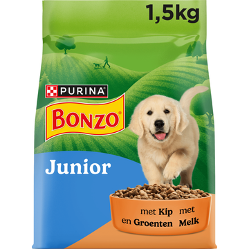 Bonzo Junior Hondenvoer met Kip en Groenten