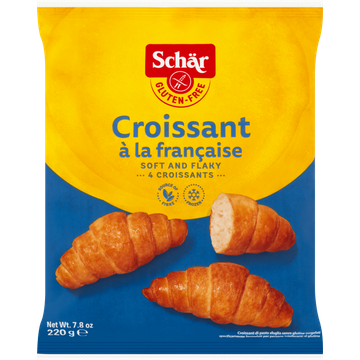 Schär  Croissant à la Française Glutenvrij  4 Stuks 220 g