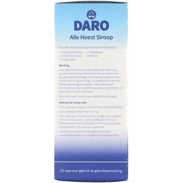 Daro Alle Hoest Siroop 150ml