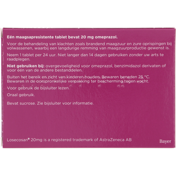 Losecosan 20mg 7 tabletten