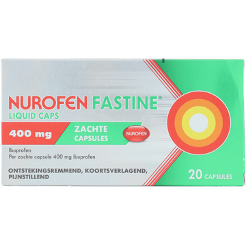 Nurofen Fastine Liquid Caps 400mg 20 Stuks