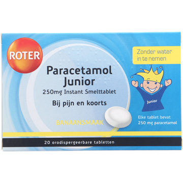 Roter Smelttablet Junior 250mg 20 Stuks