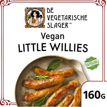 De Vegetarische Slager Little Willies Vegan 6 stuks