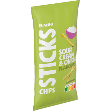 Jumbo Sour Cream & Onion Chips Sticks 150 g