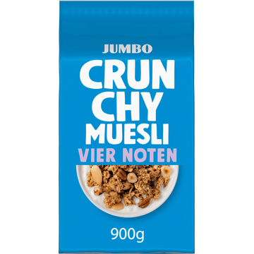 Jumbo Crunchy Muesli Vier Noten 900 g