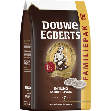 Douwe Egberts Intens Koffiepads Familiepak 54 Stuks 375 g