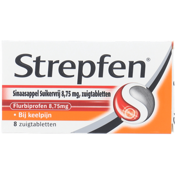 Strepfen Orange SV Zuigtabl 8,75mg 8st