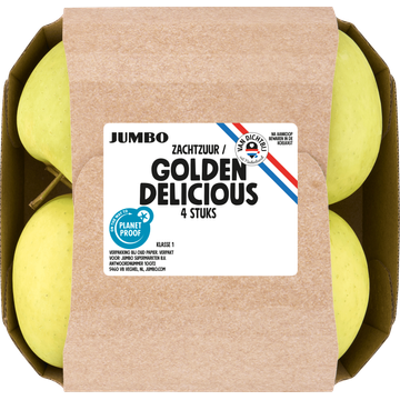 Jumbo Golden Delicious Appels 4 Stuks