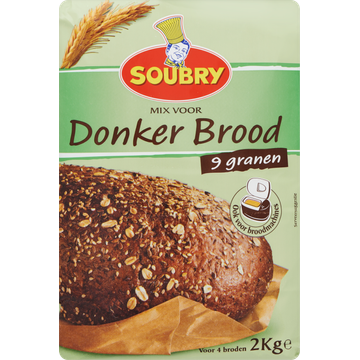 Soubry Mix voor Donker Brood 9 Granen 2 kg