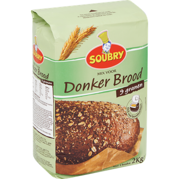 Soubry Mix voor Donker Brood 9 Granen 2 kg