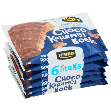 Jumbo Chocolade Karamel Koeken 6 x 45 g