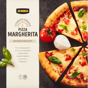 Jumbo Steenoven Gebakken Pizza Margherita 426 g