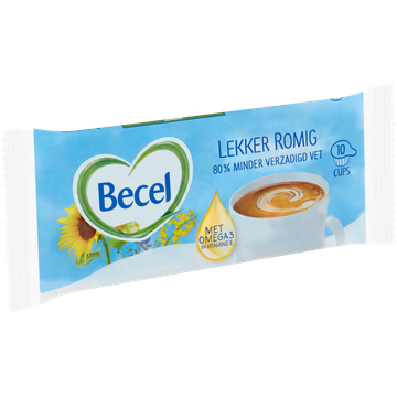 Becel Minicups voor in de Koffie met Vitamine E 10 Stuks