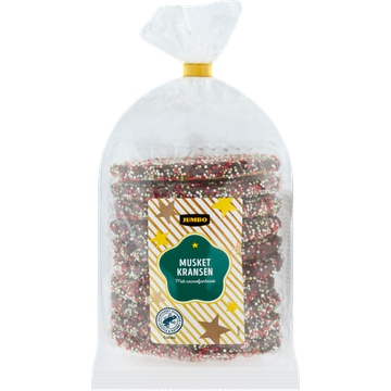 Jumbo Kerstkransjes Musket met Cacaofantasie 410 g