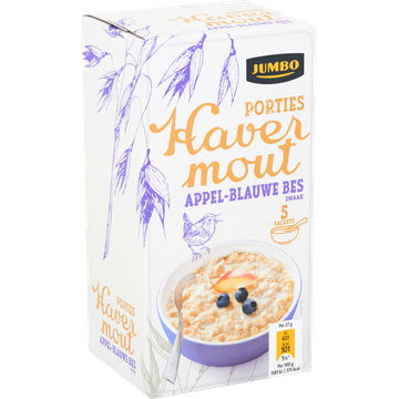 Jumbo Havermout Porties Appel-Blauwe Bes 5 Stuks