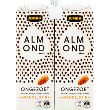 Jumbo Amandeldrink Ongezoet 4 x 1L