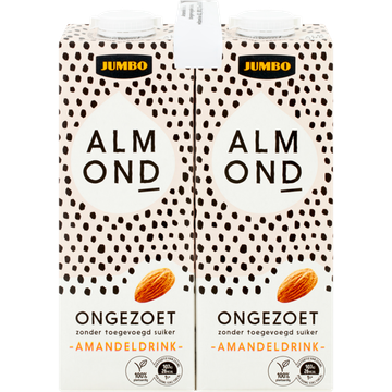 Jumbo Amandeldrink Ongezoet 4 x 1L