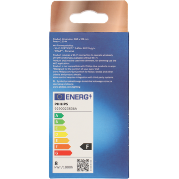 Philips Led Smart Bulb 60W E27 RGB