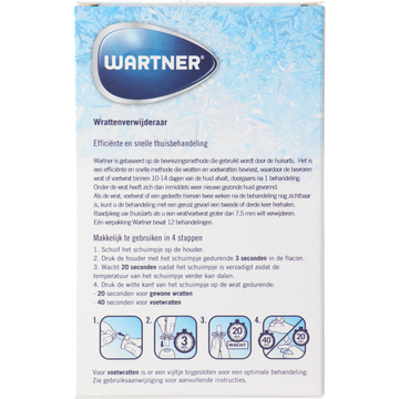 Wartner Wrattenverwijderaar bevriezingsmethode