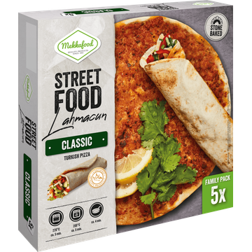 Mekkafood Streetfood Lahmacun Family Pack 5 x 180 g