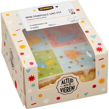 Jumbo - Mini Tompouce Sint - 4 Stuks
