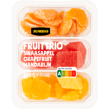 Jumbo Fruittrio Sinaasappel, Grapefruit & Mandarijn 255g