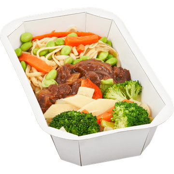 Jumbo's Eiwitrijke Beef Shanghai met Bami en Groenten 475 g