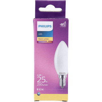 Philips Led Kaars 25W E14 box