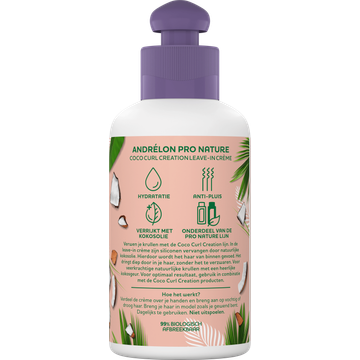 Andrélon Pro Nature Leave-In Crème Coco Curl Creation 200 ml