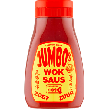 Jumbo's Woksaus Zoet Zuur 160 ml