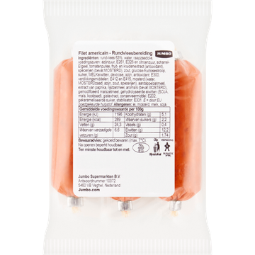 Jumbo Filet Americain 3 x 35 g