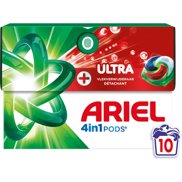 Ariel 4in1 PODS Ultra, Wasmiddel Capsules 10