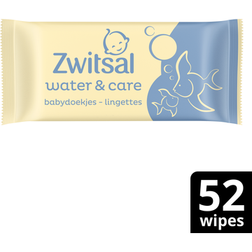 Zwitsal Billendoekjes Water & Care 52 Stuks