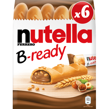 Nutella B-Ready 6 Stuks 132 g