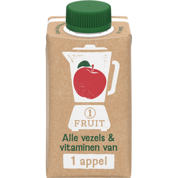 1 Fruit alle Vezels & Vitaminen van 1 Appel 200 ml