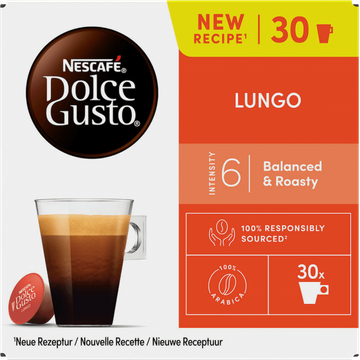 NESCAFÉ Dolce Gusto, Koffiecapsules Lungo, 30 cups, 168 gr