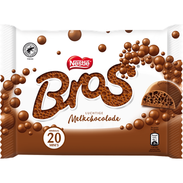 BROS Mini melkchocolade uitdeelzak
