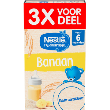 Nestlé PyjamaPapje® Banaan 6+ maanden baby pap 3 x 250 ml